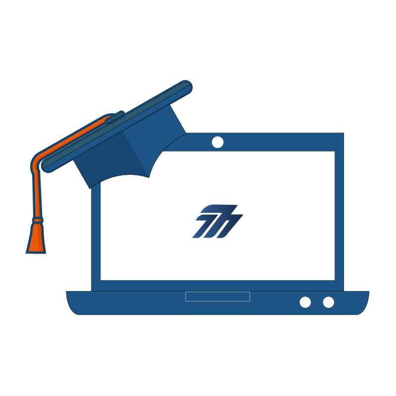 Education research theme logo focused on learning innovation, curriculum development, and educational empowerment by Mediatiz Foundation